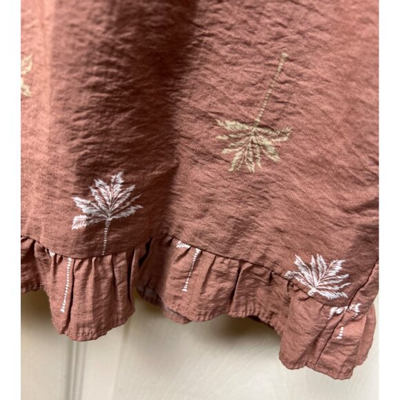 Loft Midi Palm Tree Dress - Picture 5 of 9